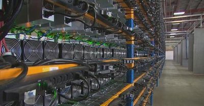 Sustainable Bitcoin mining farm integrating renewable energy