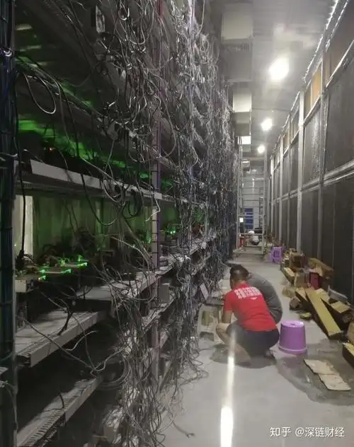 South Korean Bitcoin mining farm equipped with advanced ASIC miners